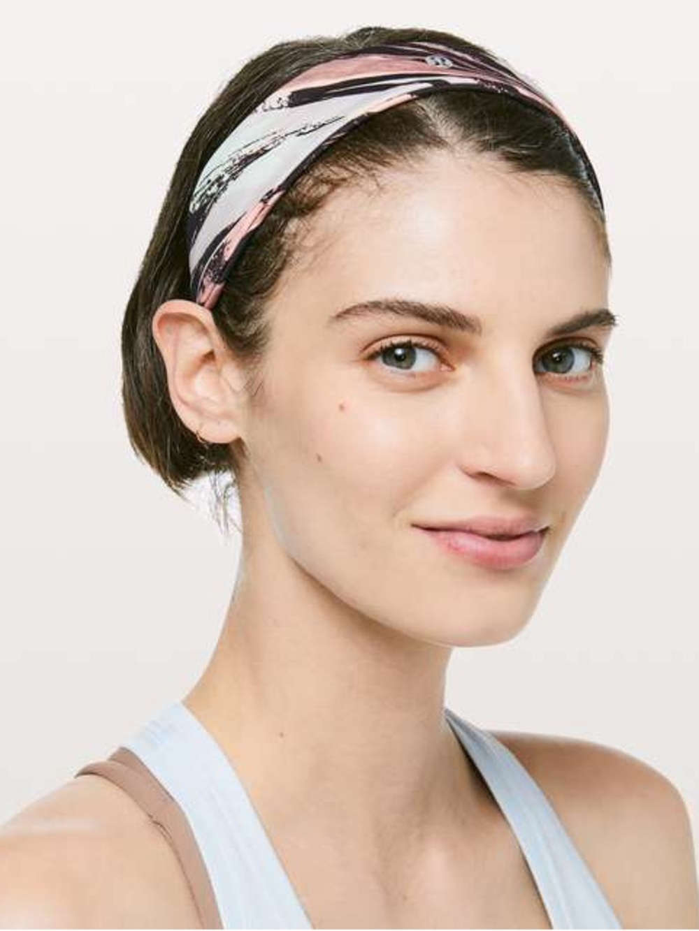 Lululemon fly away tamer headband II- splash multi print